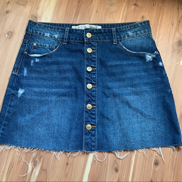 Button Down Skirt - Picture 2 of 5